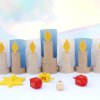 Cardboard Tube Menorah