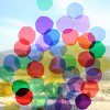 Cellophane Stained Glass Window