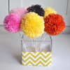 Cheerful Yarn Pom Pom Bouquet