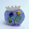 Clay Fish Bowl Plaque