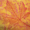 Awesome Autumn Leaf Rubbing Mural