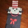 Cat in the Hat Sack Puppet