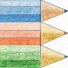Colored Pencil Classroom Labels