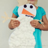 Cuddly Cotton Ball Snowman