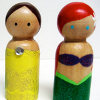 Disney Princess Peg Dolls