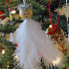 Feather Angel Ornaments