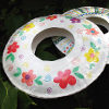 Flying Paper Plate Frisbee