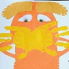 Handprint Lorax Crafts