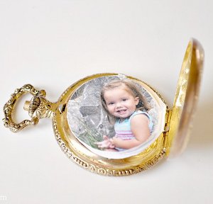 Pocket Watch Photo Album