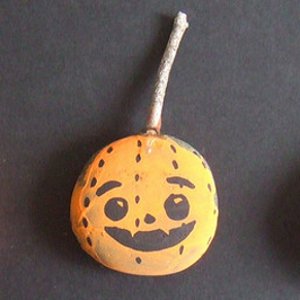 Spooky Jack O Lantern Stones