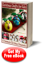 Christmas Crafts for Kids: 18 Homemade Christmas Ornaments free eBook