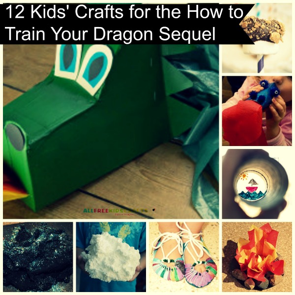 12 Kids' Crafts for the How to Train Your Dragon Sequel