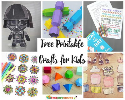 63 Free Printable Crafts for Kids