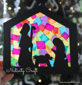 Gorgeous Stained Glass Nativity